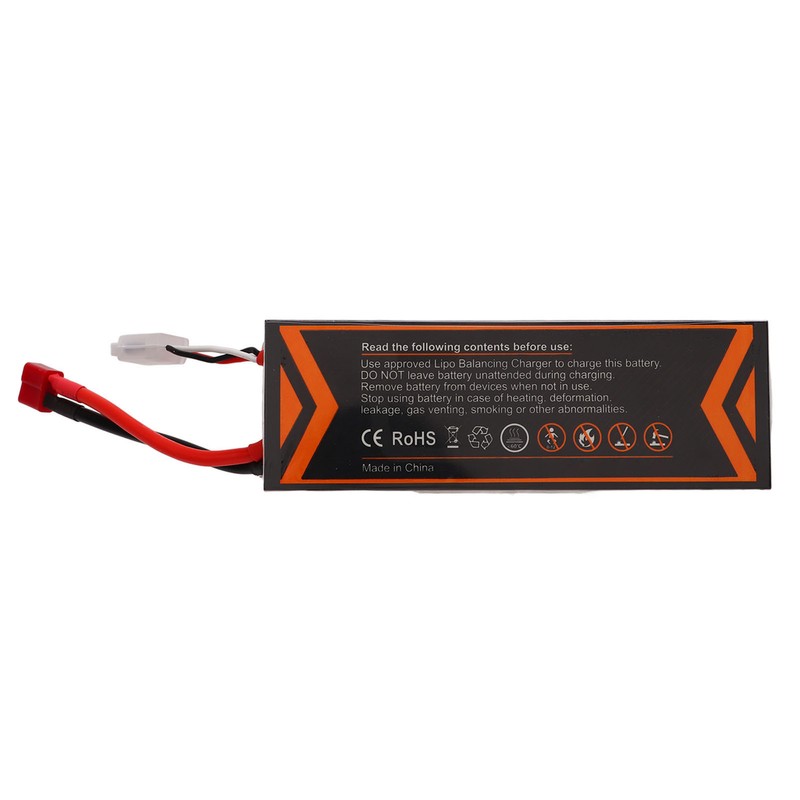 7000mAh Lipo Battery 35C Discharge Rate 7.4V 2S2P T Shape