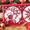 2 Sets Christmas Cutting Dies Snowflakes Snowman Die Cuts Embossing