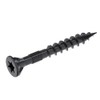 Grip-Rite GRDF158STBLK67 DeckForce #8 x 1-5/8" Nano Coated Wood Screws,