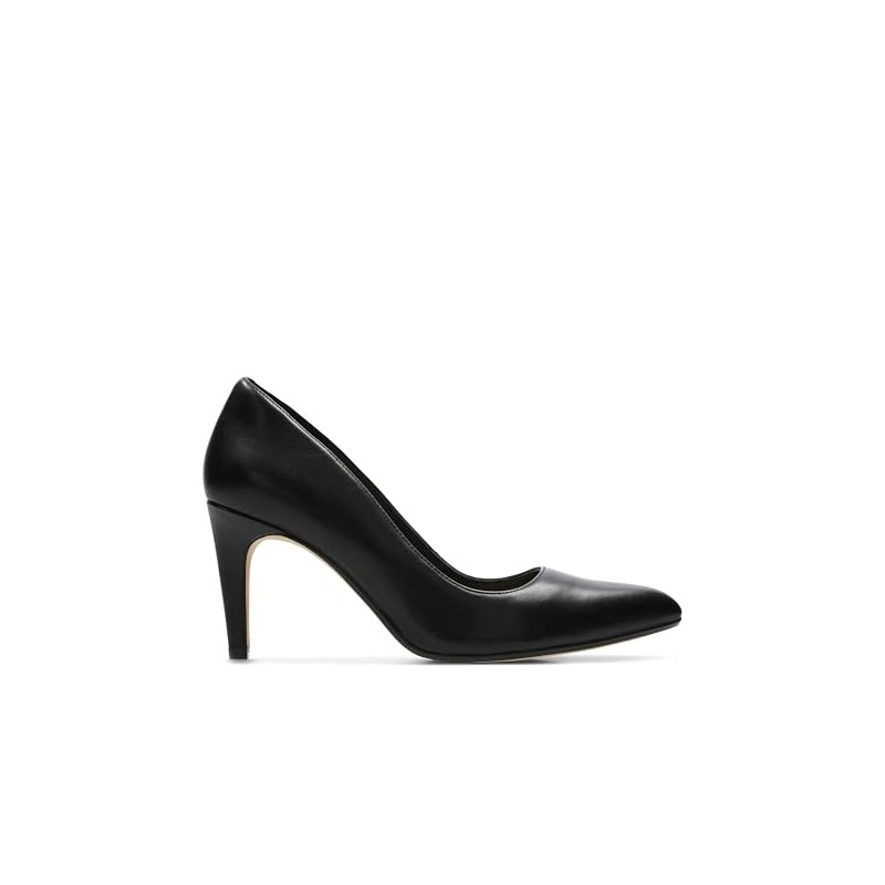 Clarks Women's Laina Rae Closed Toe Pumps, Black Black Leather,