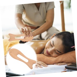 Baluue 2pcs Natural Wooden Scraping Board Effective Body Care Tool Promote Blood Circulation Relief Fatigue Smooth Surface Safe for Massage Tools
