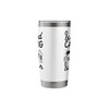Weekend Camping Warrior Tent Minimalistic Stainless Steel Insulated Tumbler