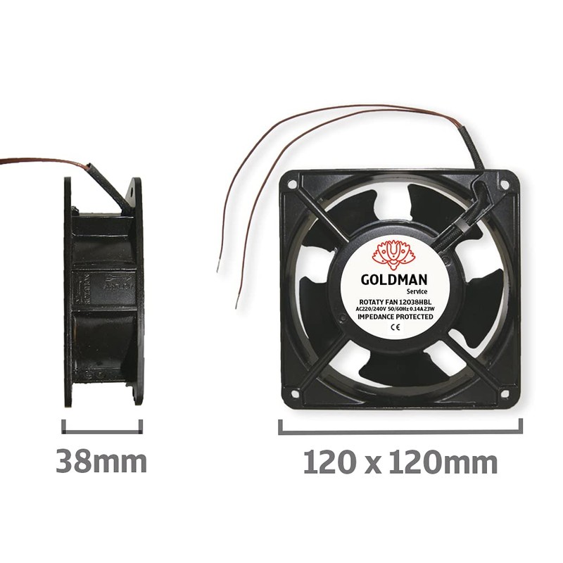 High Temperature Metal Axial Fan Axial Fan for Fireplace Cassettes