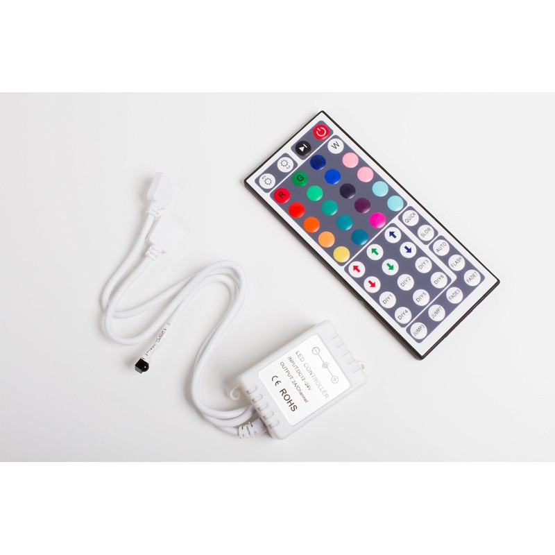 LEDupdates IR Remote Controller 44 Keys RGB 2 Port Output