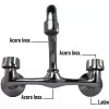 CNX Mezcladora De Pared Cromada Para Fregadero De Cocina