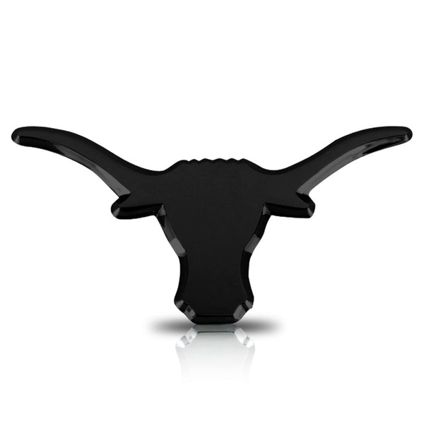 University of Texas Longhorn Black Chrome Car Emblem