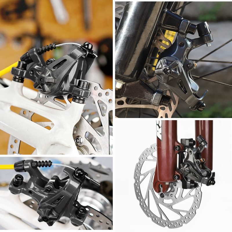 TOBWOLF 1 Pair Mechanical Disc Brake Kit, MTB Front &