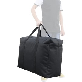 OARCO 145L Große Wasserdicht Aufbewahrungstasche für Bettdecken, Kissen, Kleidunge, Bettwäsche Transporttasche Groß, 85x55x33cm, XXL