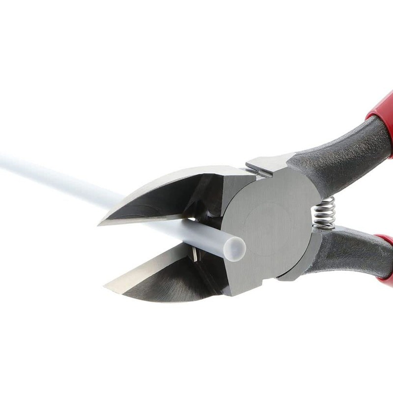 ケイバ プラスチック用ニッパー 刃先形状スタンダード 175mm PL-717