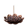 RICISUNG Incense Burner, Incense Burner, Lotus Flower Incense Burner, Alloy