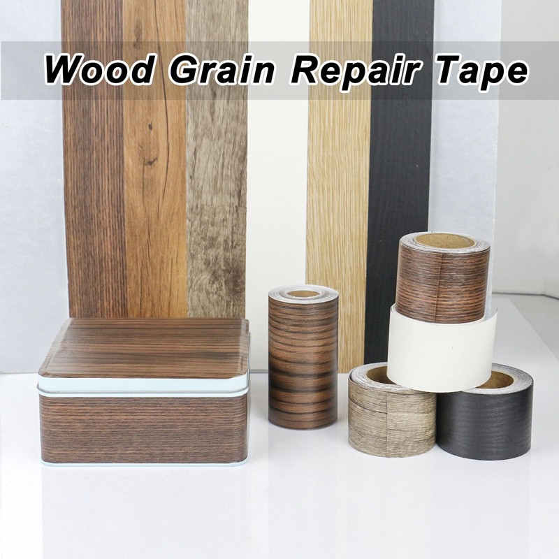 BOMEI PACK Wood Grain Repair Tape,Self Adhesive Repair Patch for