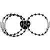 Tobestu 3 PCS Friendship Bracelets for 3 Best Friend Couples