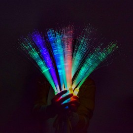 M.best Pack of 30 Glow Sticks Glow Sticks Party Supplies 3 Modes Colourful Flashing LED Glow Sticks for Party Favors