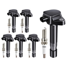 GPMMWPG UF603 Ignition Coil Pack Iridium Spark Plugs Fits for Honda Accord 2008-2012, Accord Crosstour 2010-2012, Odyssey 11-17, Pilot Ridgeline, Fits for Acura TL TSX RDX RL ZDX, V6 3.5L 3.7L