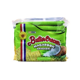 Croley Foods Buttercream Crackers - Macaroon Flavor, 8.8 oz (250g) 10 Count