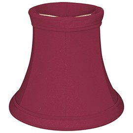 Royal Designs, Inc. CS-201BUR True Bell Chandelier Shade, 2.5 x 5 x 4.5, Burgundy