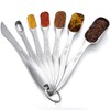 Hushnow Stainless Steel Measuring Spoons Set of 7 with Leveler,