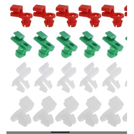 24pcs Universal Car Door Lock Rod Clips Linkage Retainer Fasteners for 2.0 to 3.5mm Rod and 5.5 to 6.5mm Hole Compatible with Left Right Driver and Passenger Side Handle Linkage Repair