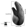 2.4G wireless vertical mouse ergonomics vertical mouse office game mouse