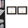 ELSKER&HOME Diploma Frames 11x14 with Mat- Solid Cherry Wood -