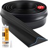 Jin&Bao Universal Garage Door Threshold Seal Strip 12FT Kit, Bottom