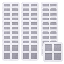 Acpetdr Disposable Shower Drain Hair Catcher, 30Pcs Square Floor Drain Mesh Anti-Blocking Strainer Sticker, Drain Hair Catcher for Pet Hair, For Bathroom Bathtub Kitchen Drain