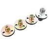 Flange Coupling Tee Nut Inner Thread Dia M6 Carbon Steel