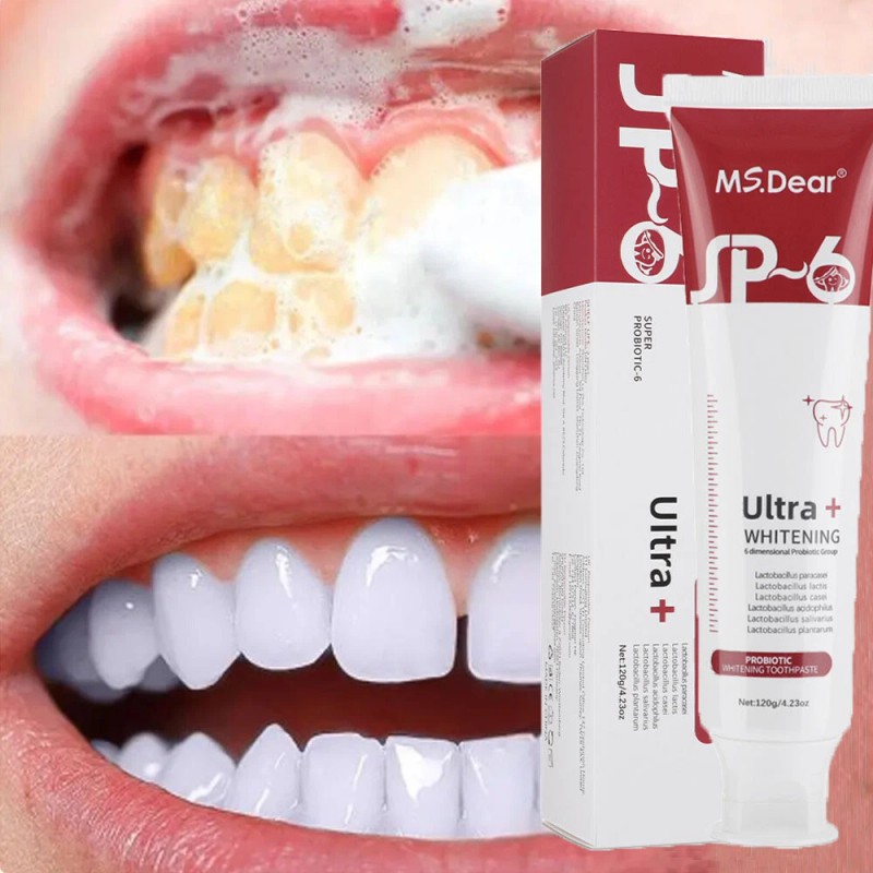 6-1Pack Probiotic Toothpaste SP-6 Whitening Tooth Oral Hygiene Clean Fresh