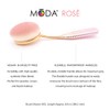 Royal Brush Moda Rose Cosmetic 4 Piece Face Make Up