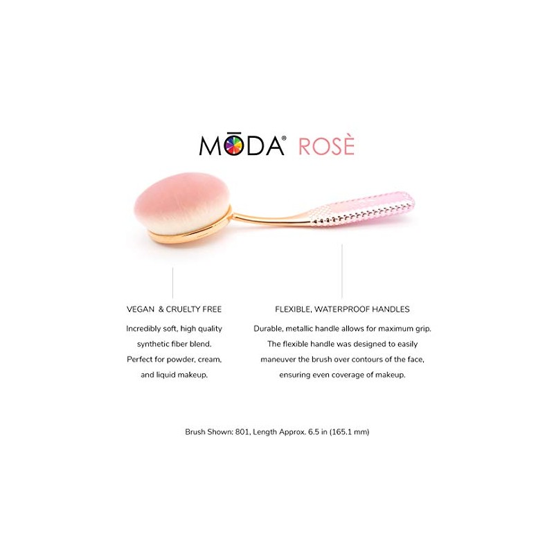 Royal Brush Moda Rose Cosmetic 4 Piece Face Make Up