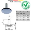 cyclingcolors 4x möbelgleiter mit Gewinde teflongleiter gewindegleiter stellfüße PTFE einstellfuß