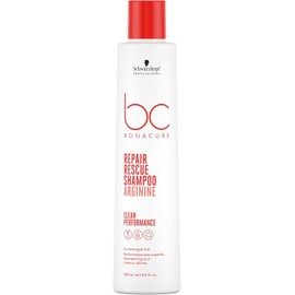 BONACURE - Repair Rescue Shampoo Arginina 250 ml, con Queratina, para Cabello Dañado, Efecto Acondicionador Duradero, Devuelve Fuerza y Elasticidad, Brillante y Luminoso
