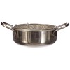Excèlsa Frittiertopf, Edelstahl, Durchmesser 24 cm., Silber