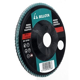 Bellota 50503-80 Flap Disc for Smoothing Down Silicon Carbide Stone, Silicon Carbide 80, Polyamide Base, 115 mm