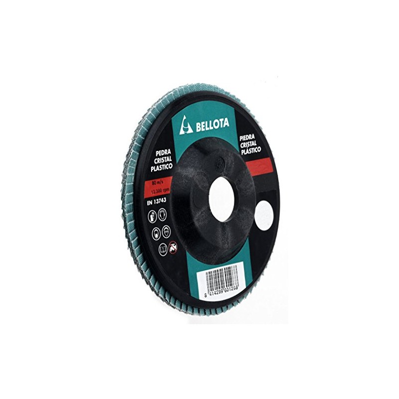 Bellota 50503-80 Flap Disc for Smoothing Down Silicon Carbide Stone,