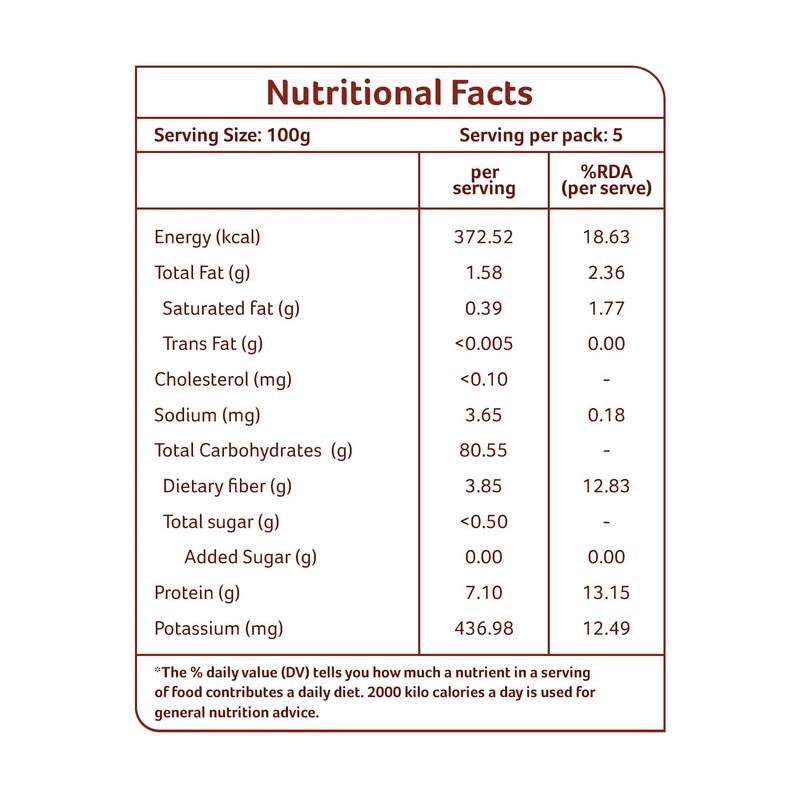 Organic Tattva Ragi Flour 1Lb