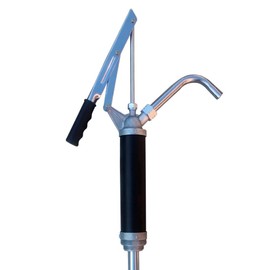 EXXO Tools Lever Barrel Pump - 15-55 Gallon Drum Pump Heavy Duty Steel Barrel Pump for Gallon Drum for Oil Based Fluid Motor Oil Diesel Kerosene Gallon Pump Dispenser Gallon Barrel Dispenser Pump