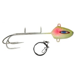 SevenTone Tachiu Otenya No. 40 Glow Triple Hook Sachifish Rigging Needle, 5.3 oz (150 g), Tenya Luminous