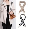 2 Pieces of Replacement Wide Shoulder Straps, Adjustable Crossbody Bag