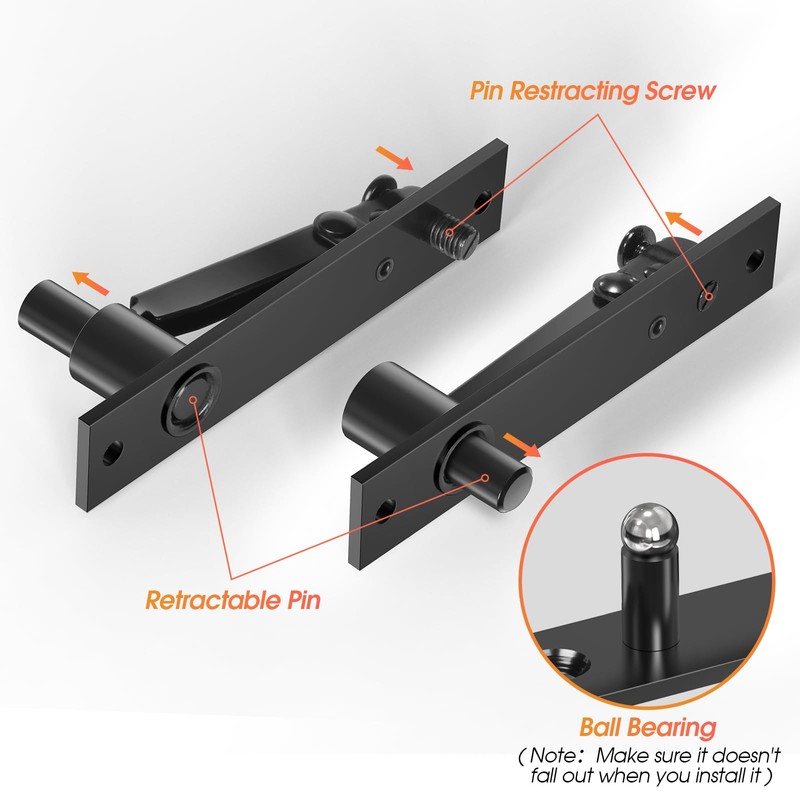 Aglehome Pivot Hinge, Heavy Duty Pivot Door Hardware for Hidden