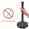 VOTZAAQ Black Paper Towel Holder Countertop, Stainless Steel Standing Paper