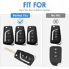 WORCAS Key Fob Case Cover Shell Compatible with Toyota 3