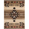 Rustic Lodge, Southwestern 5x7 Area Rug, 5'3"x7'3" Multi 7611