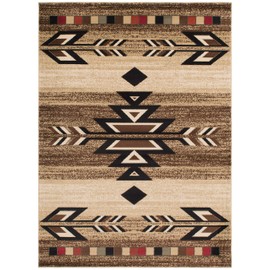 Rustic Lodge, Southwestern 5x7 Area Rug, 5'3"x7'3" Multi 7611