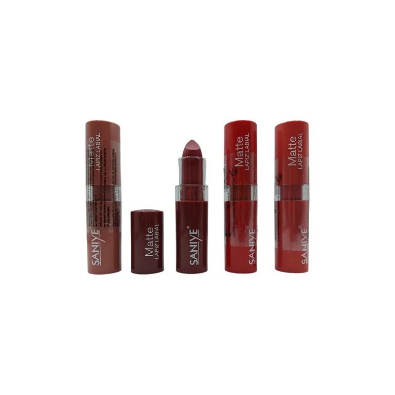 Set De 6 Lapices Labiales Efecto Matte Tonalidad Vibrante