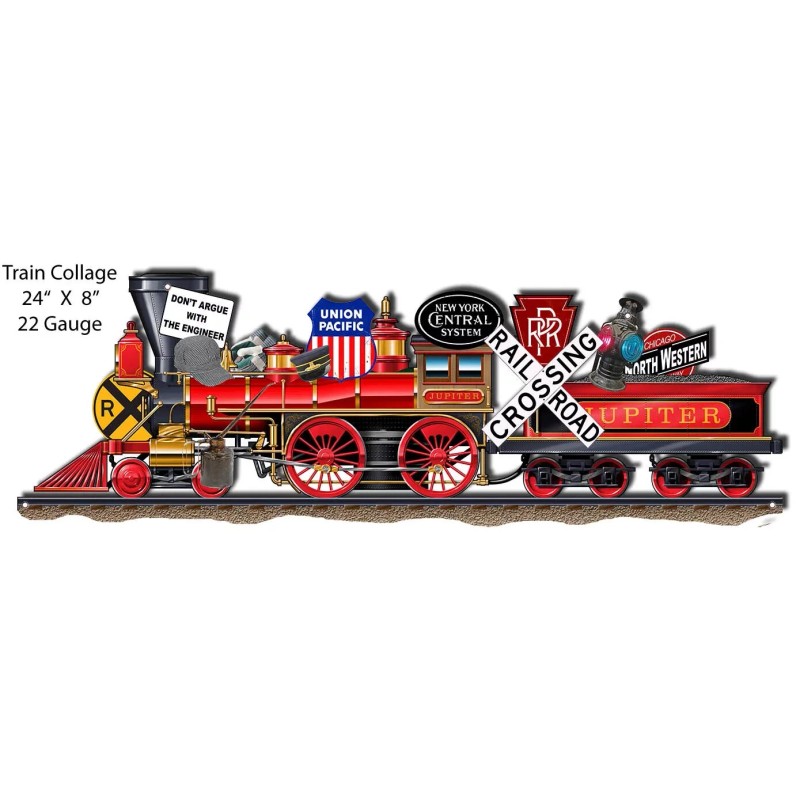MrTrain Train/Railroad Party Decoration | Table Topper | Laser cut