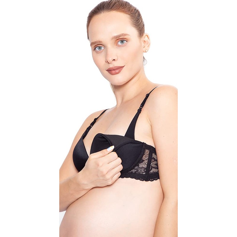 9 MONTHS 3823 Bra de Lactancia con Copas y Encaje