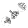 sourcing map 2pcs Flat Contact Points 12mm Dia 5mm Length