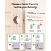 HIDALIFE Keyless Entry Door Lock, Keypad Door Lock with Handle,
