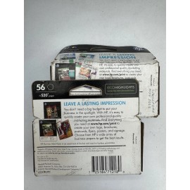 HP 2 pack OEM HP 56 & 57 SET black color Ink Cartridges two box combo EXP